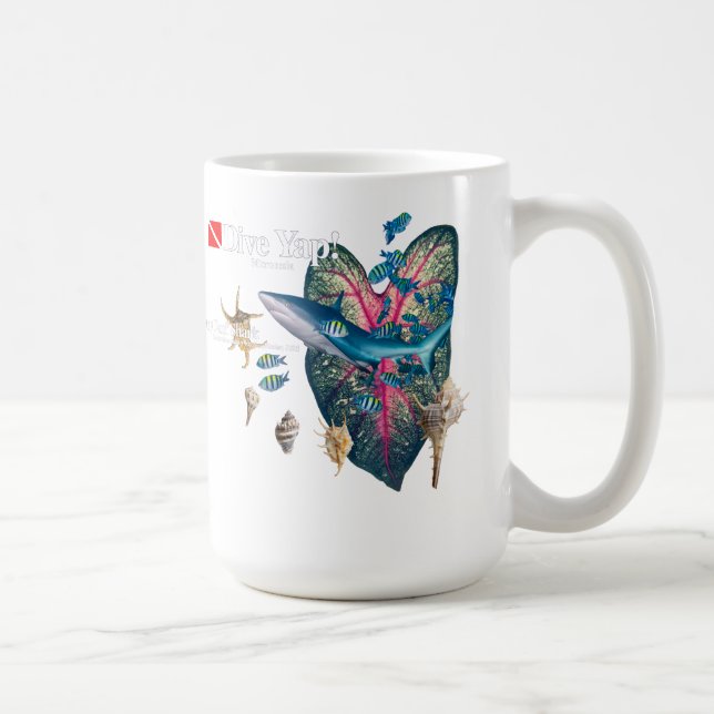 Tropisk inbjudan kaffemugg (Höger)