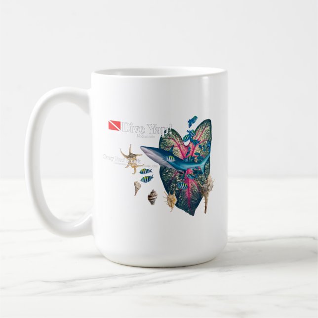 Tropisk inbjudan kaffemugg (Vänster)