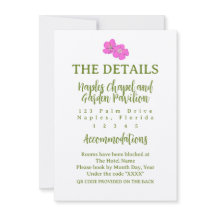 Tropisk information om funkyns Rosa och Grönt