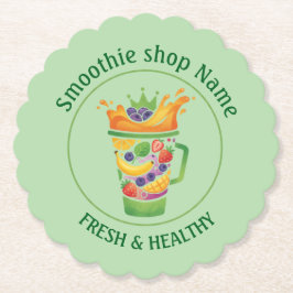 Tropisk juiceblandning & Smoothie juicebutik Underlägg Papper