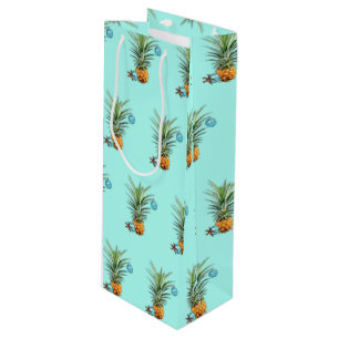 Tropisk jul Dekorerad ananas mönster