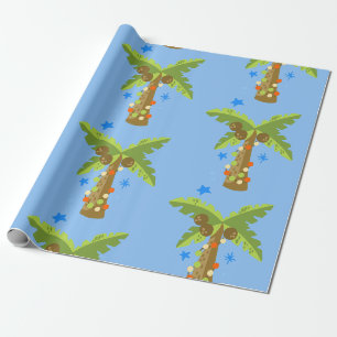 Tropisk jul July handflatan träd sommar julafton Presentpapper