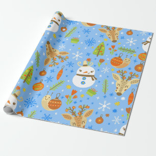 Tropisk jul July snigel snögubbe sommar julafton Presentpapper