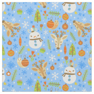 Tropisk jul July snigel snögubbe sommar julafton Tyg