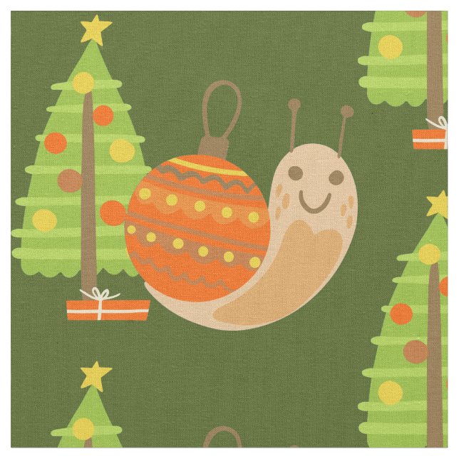 Tropisk jul July snigel sommar julafton Tyg (Närbild)