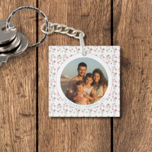 Tropisk jul Rosa Flamingo Familjefoto