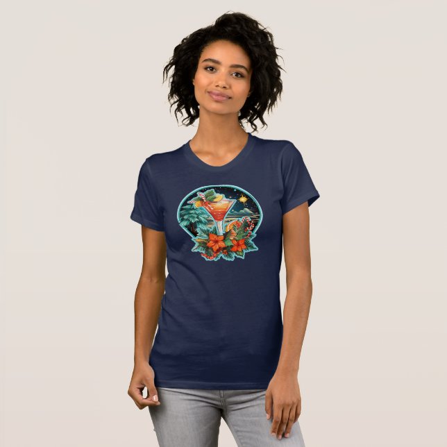 Tropisk julfusion t shirt (Hel framsida)
