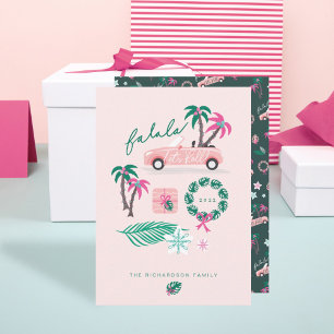 Tropisk julklapp gör att Rosa kan konverteras Julkort