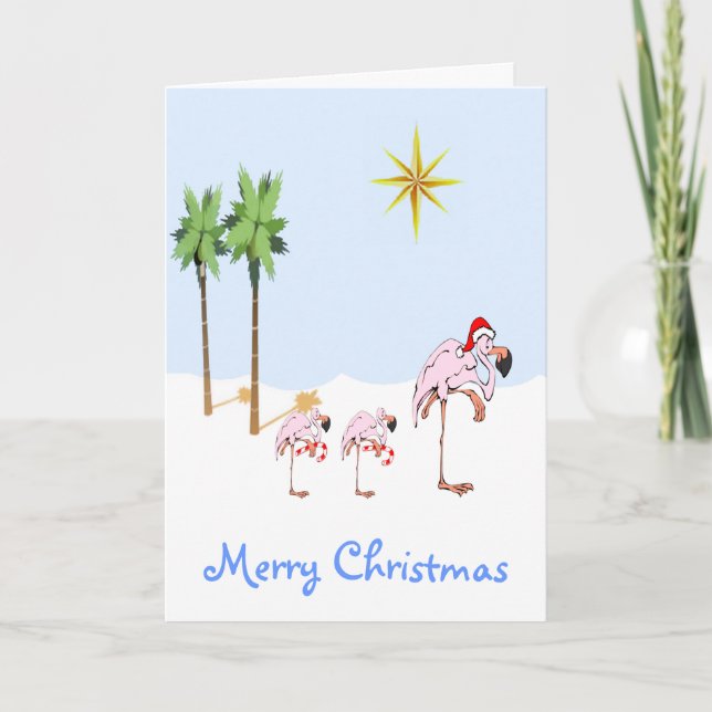 Tropisk julkort helgkort (Framsida)