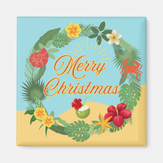 Tropisk julkrans magnet