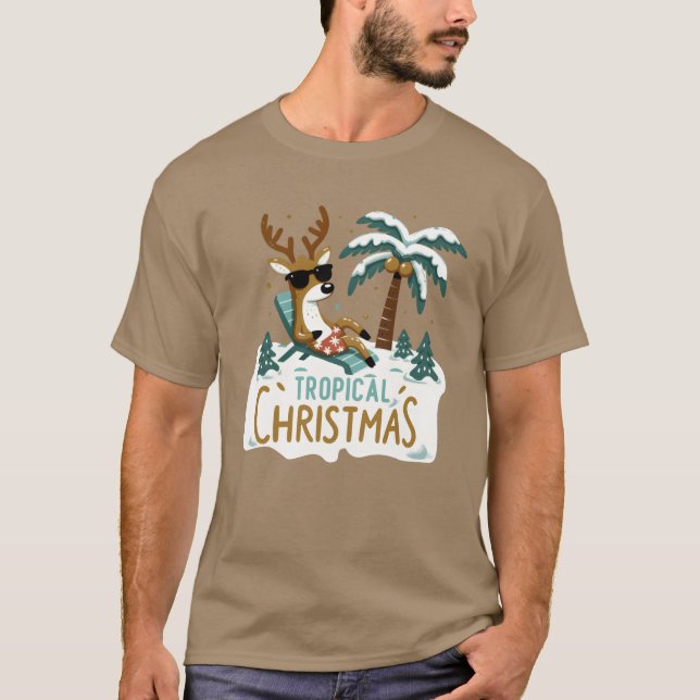 Tropisk julpojke t shirt (Framsida)