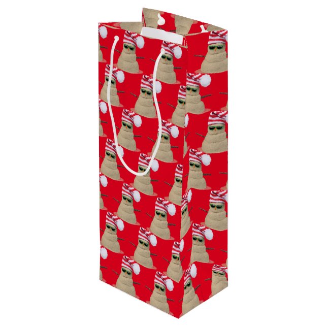 Tropisk julsand snögubbe med solglasögon (Baksidan Vinklad)