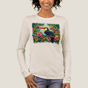 Tropisk/Jungle Tukan fågel T Shirt