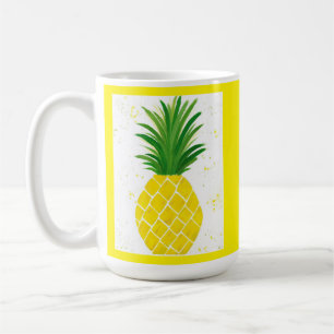 Tropisk kaffemugg med ananas
