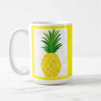 Tropisk kaffemugg med ananas