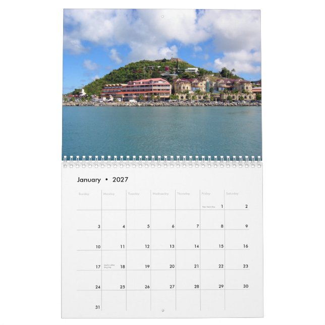 Tropisk kalender för paradis 2010 (Jan 2027)