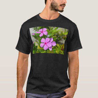 Tropisk klimatblomma med grönt löv för prin t shirt