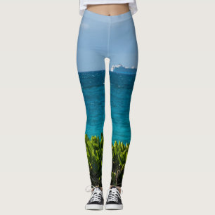 Tropisk kryssningfrakt leggings