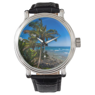 Tropisk kustlinje armbandsur