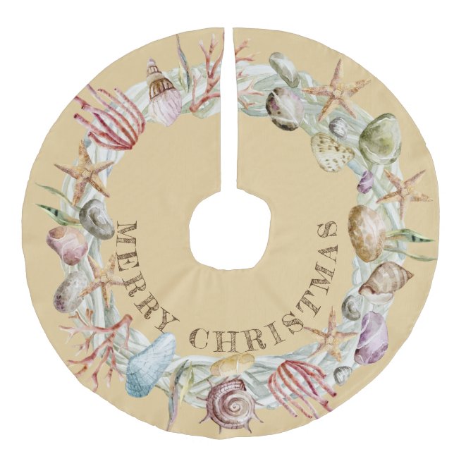 Tropisk kuststrutsflod God jul Julgransmatta Fusklinne (Framsidan)