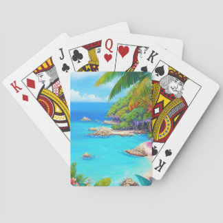 Tropisk lagun casinokort