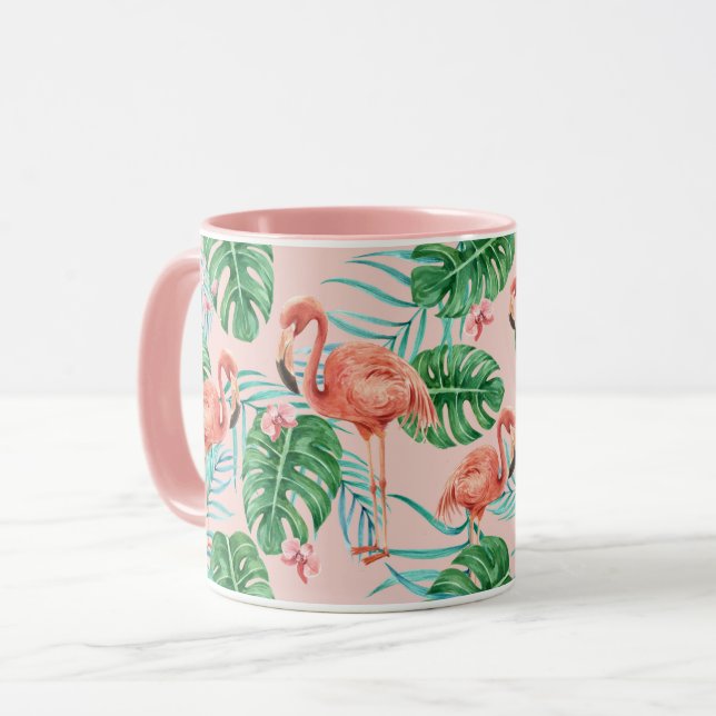 Tropisk lamingo mugg (Framsida vänster)