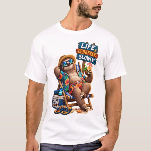 Tropisk Lutfisk Semester T Shirt (Framsida)