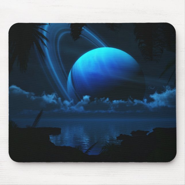 Tropisk måne Mousepad Musmatta (Framsidan)