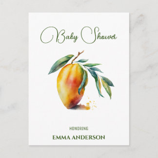 Tropisk Mango | Barnkalas Meddelande Vykort
