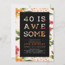 Tropisk Modern Typografi 40-årsfest