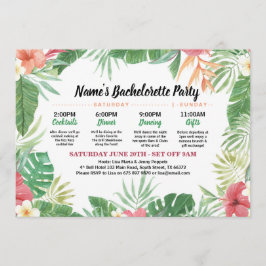 Tropisk möhipparesplanAloha inbjudan