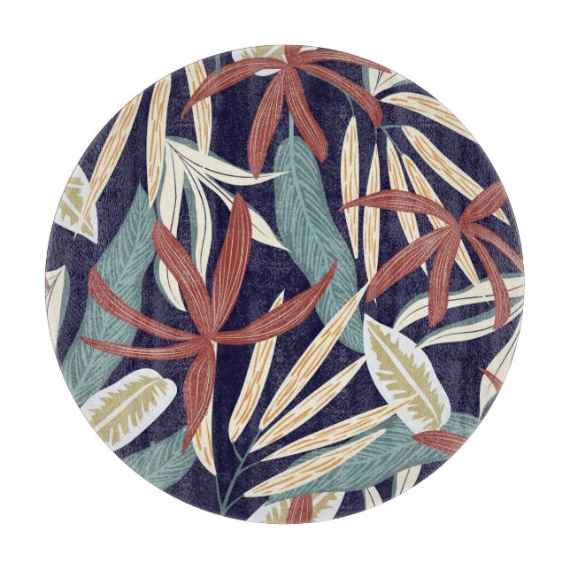 Tropisk Mörk: Kreativ Plant Print (Framsidan)