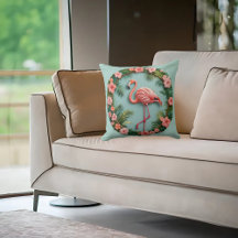 Tropisk Nådefull Balanserande Flamingo