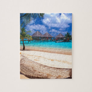 Tropisk ö av franska Polynesia Pussel