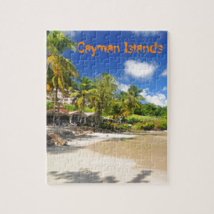 Tropisk ö i Cayman Islands Pussel