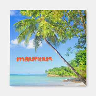 Tropisk ö i Mauritius Magnet