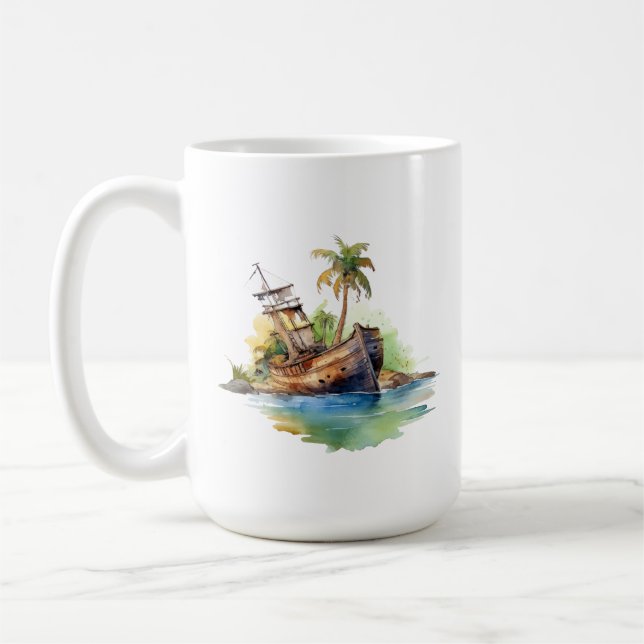 Tropisk Ö Mug Kaffemugg (Vänster)