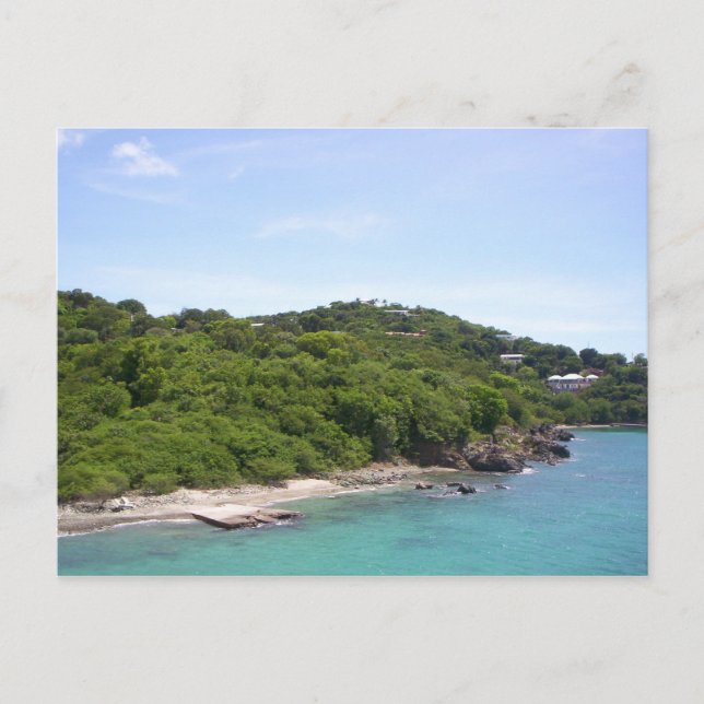 Tropisk ö vykort (Framsida)