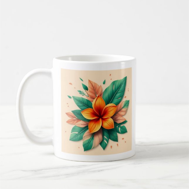 Tropisk ögonblicksglöd kaffemugg (Vänster)