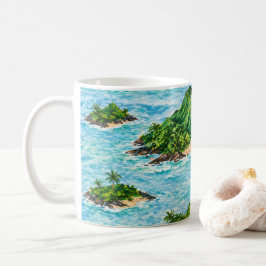 Tropisk ögrupp kaffemugg