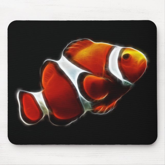 Tropisk orange Clownfish clownfisk Musmatta (Framsidan)