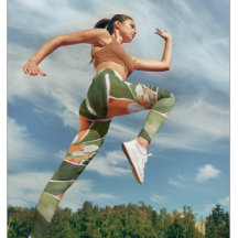 Tropisk Orange och blommor Vattenfärg Mönster