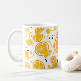 Tropisk Orange Slices Wedges Citrus Summer Fruit Kaffemugg