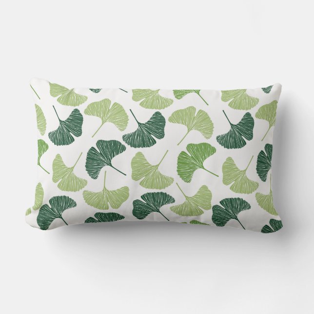 Tropisk palm accentkudde lumbarkudde (Framsida)