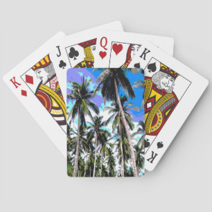 Tropisk palmer design. casinokort