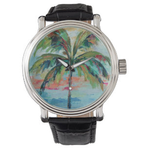 Tropisk   palmträd armbandsur