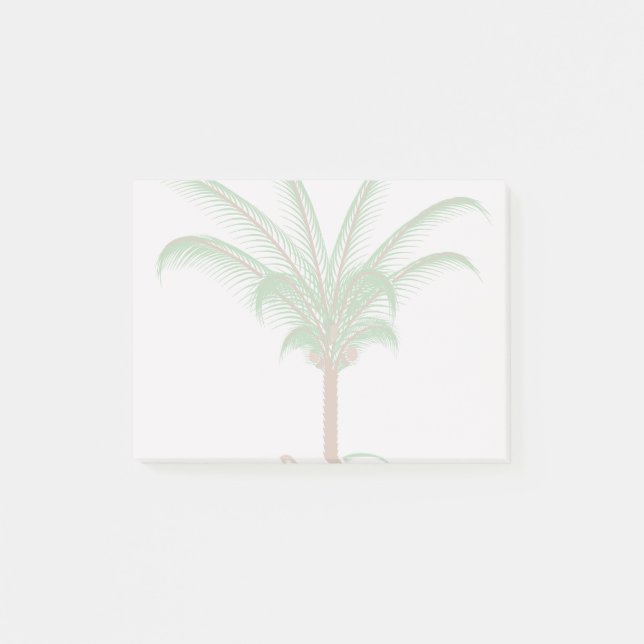 Tropisk palmträd post-it block (Framsida)