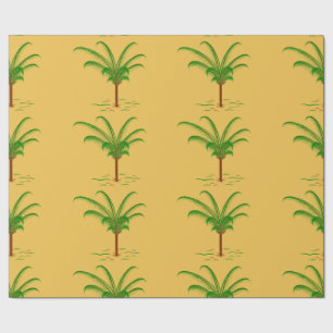 Tropisk palmträd presentpapper