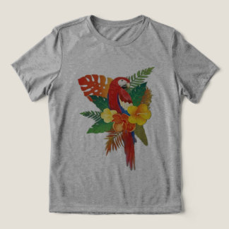 Tropisk papegojblomning T-shirt