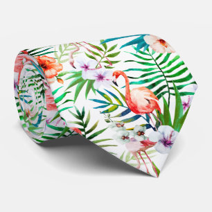 Tropisk paradise Flamingo Flowers Löv Slips